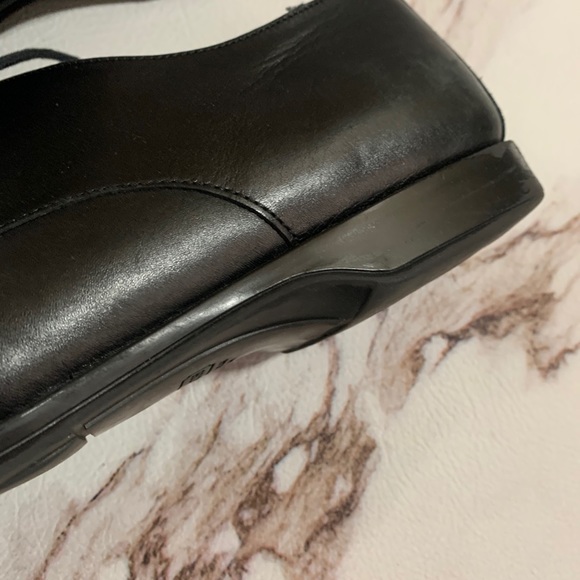 Coach Carleton Moc Toe Black Oxfords Shoes 10 - Picture 6 of 10